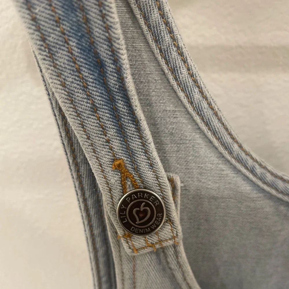 Lily Parker Overall Denim Dress, Size M